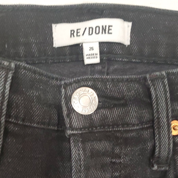 Re/Done Black Ankle & Cropped Jeans - Picture 7 of 11